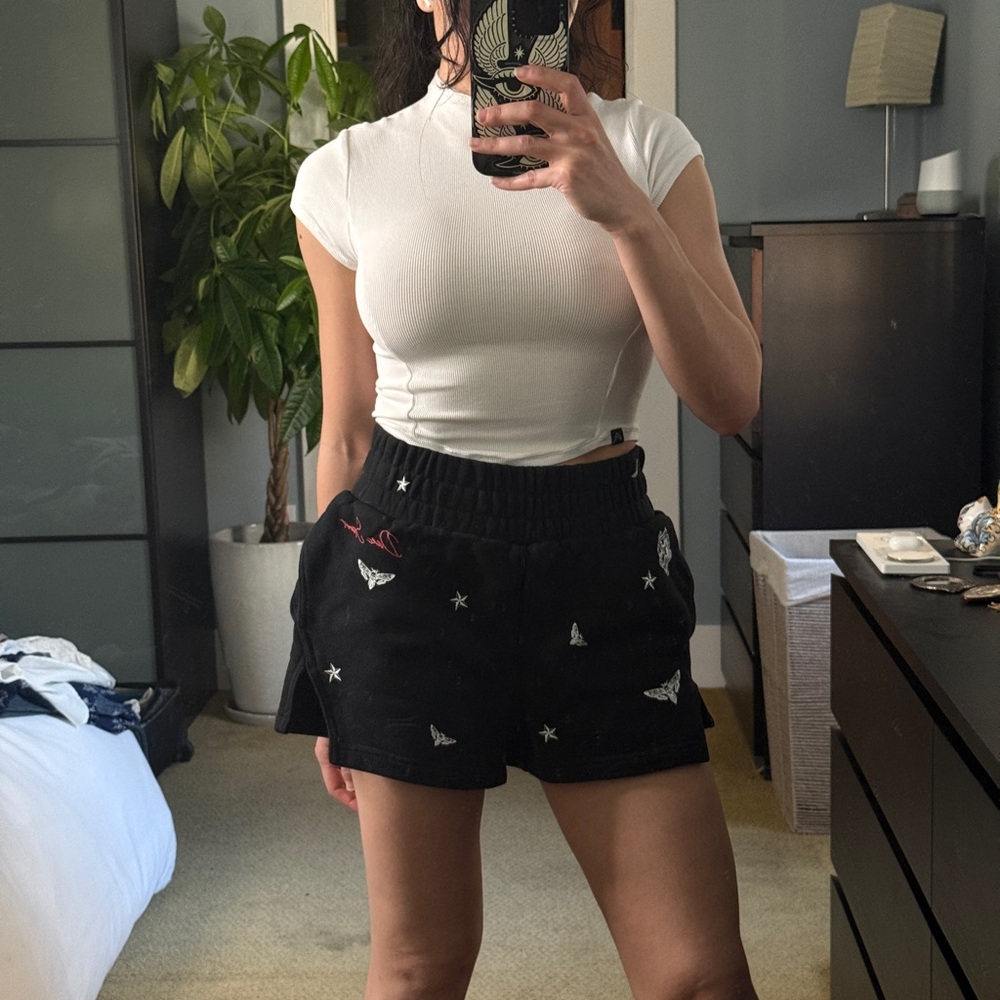 Darc Sport Black Mini Shorts